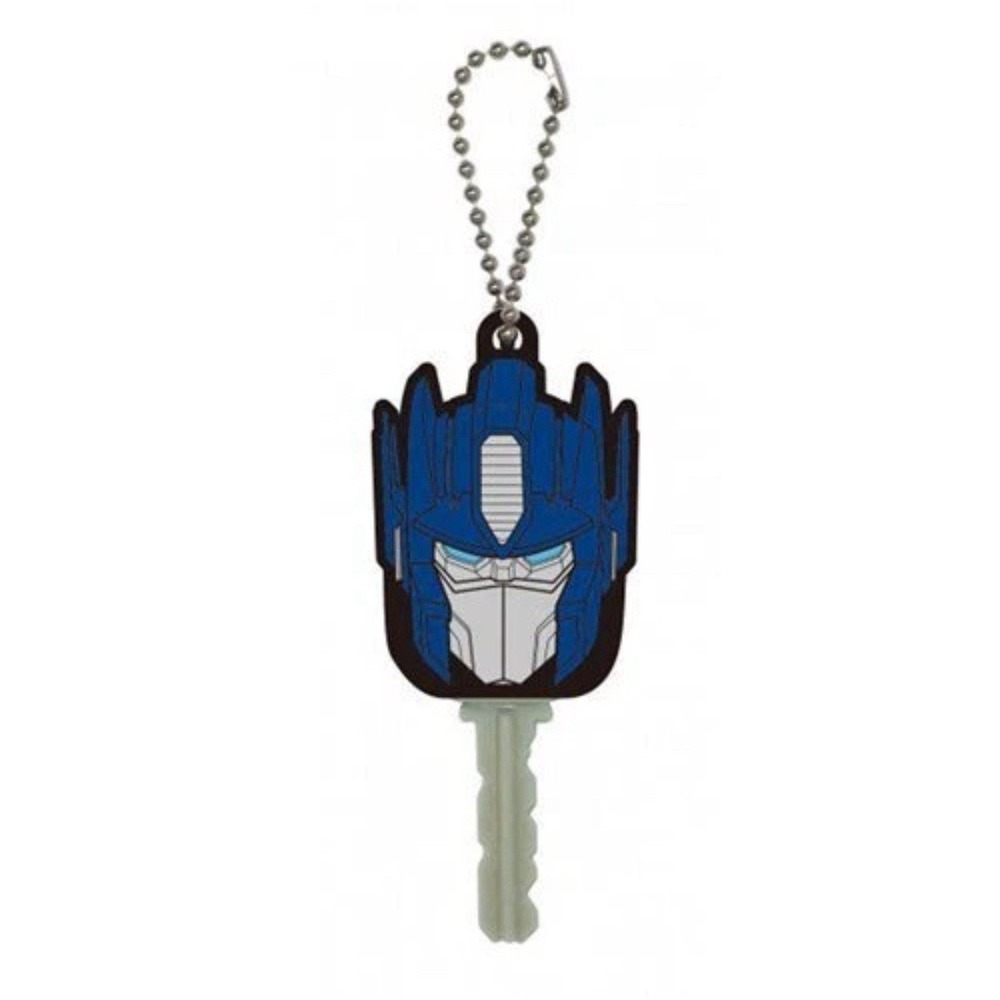 Transformers Optimus Prime Soft Touch PVC Keychain Key Holder Monogram New
